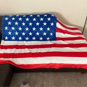 Oversized American Flag Throw